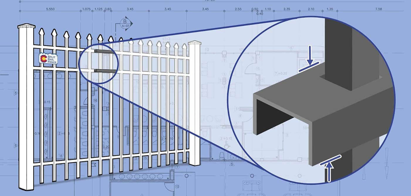Colorado Ornamental Iron fence Rails installation company