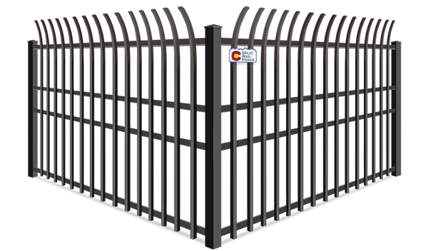 High Security Flat Top Pickets wrought iron fence company in Colorado